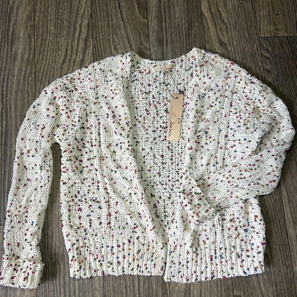Speckled Knit Cardigan size S new - Picture 3 of 8